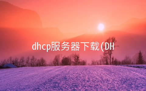 dhcp服务器下载(DHCP+WDS自动部署安装系统)