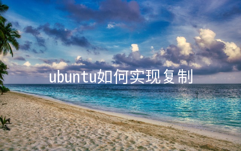 ubuntu如何实现复制粘贴