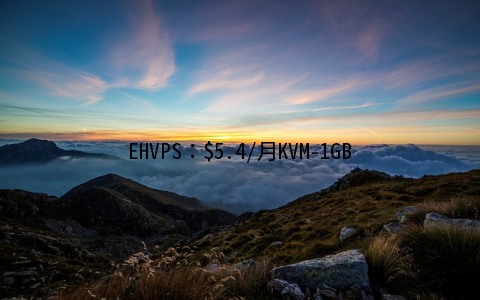 EHVPS：.4/月KVM-1GB/25GB/500GB 弗里蒙特