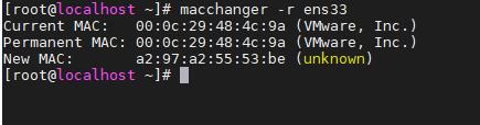 Linux中如何更改MAC地址Linux中如何更改MAC地址
