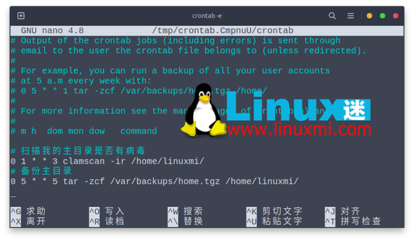 使用 Linux cron 命令安排任务使用 Linux cron 命令安排任务