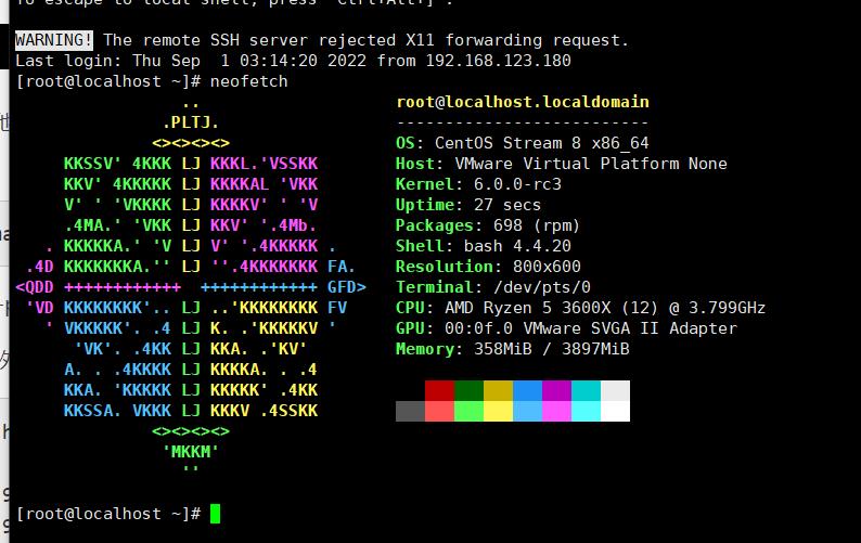 CentOS8 Stream编译安装最新的Linux Kernel 6.0 rc3CentOS8 Stream编译安装最新的Linux Kernel 6.0 rc3