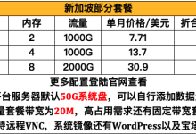 免认证、免备案的全球节点云厂商。1vCPU 2GB 7.71美元起 注册就送,最高可获20美元,高质量香港CN2 GIA线路热销中 LightNode海外云平台-枫舟驿站